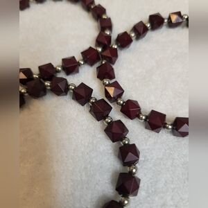 Set of 3 Burgundy bracelets